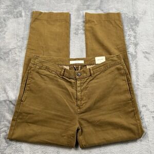 Billy Reid Men's Corduroy Trousers in Olive